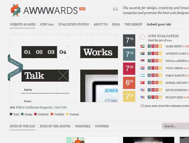 Awwwards / Site of the Day