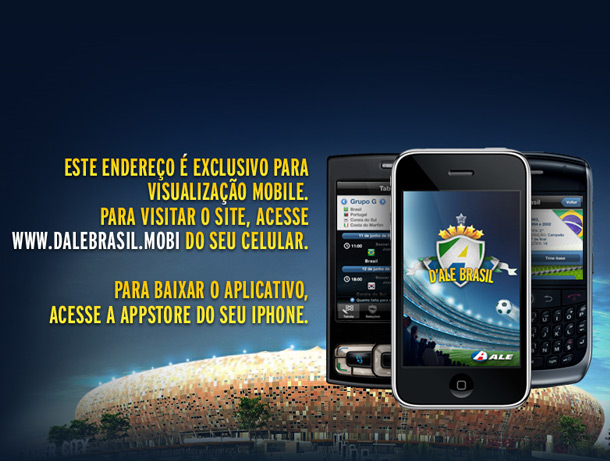 ALE Combustíveis / D'ALE Brasil / Mobile App and Hotsite